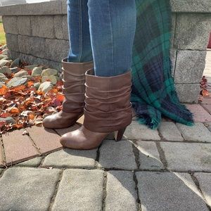 Seychelles cuffed slouch fold over brown boots